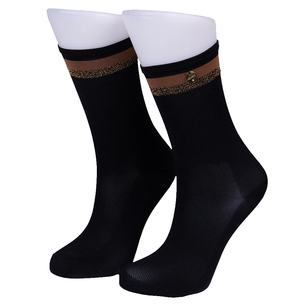 Chaussettes velo Femme Zébra