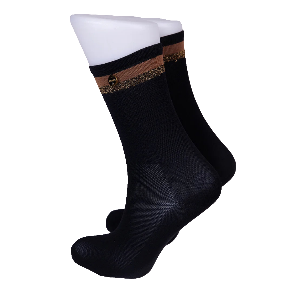 Chaussettes velo Femme Zébra