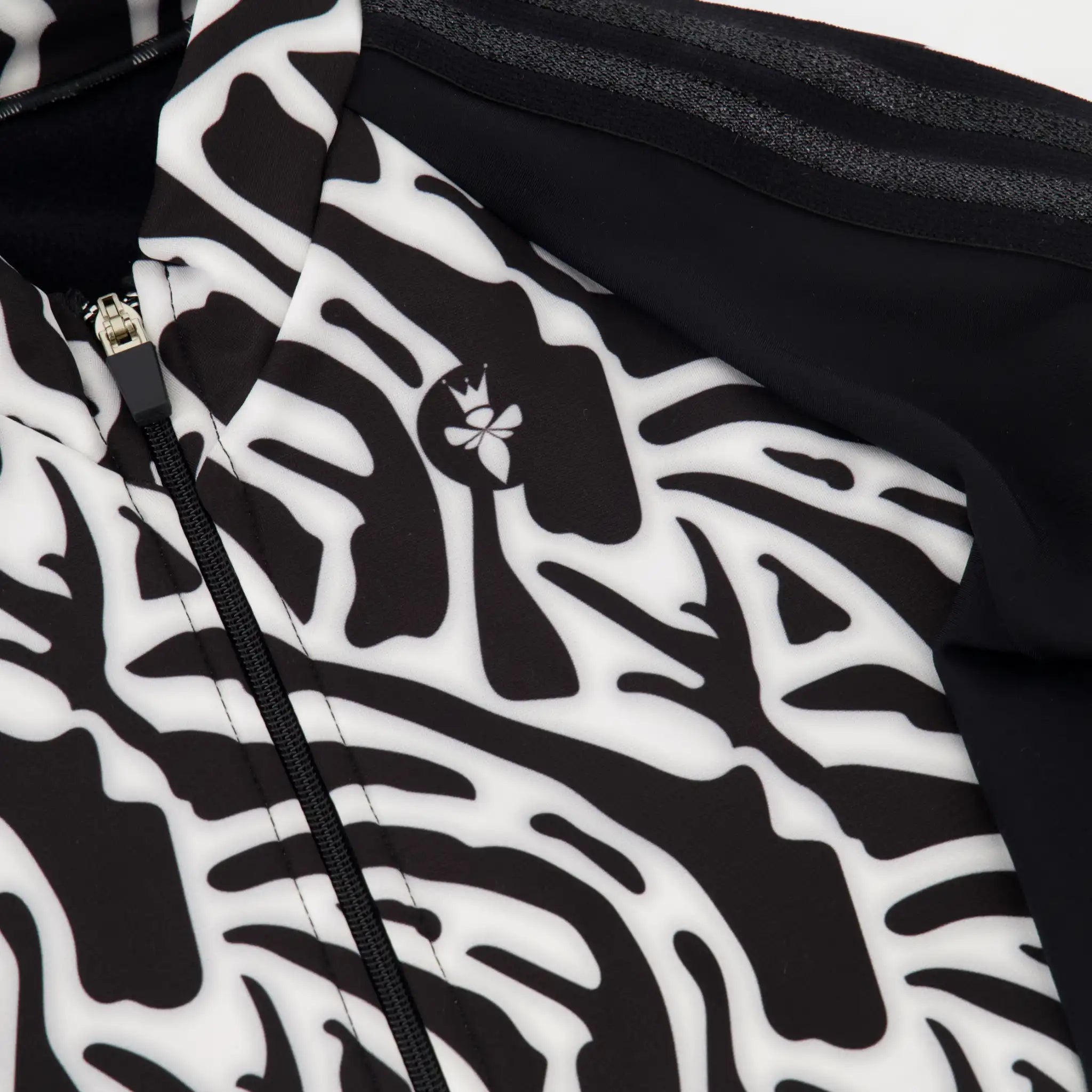 Maillot cycliste manches longues-Black Caldu | REINES