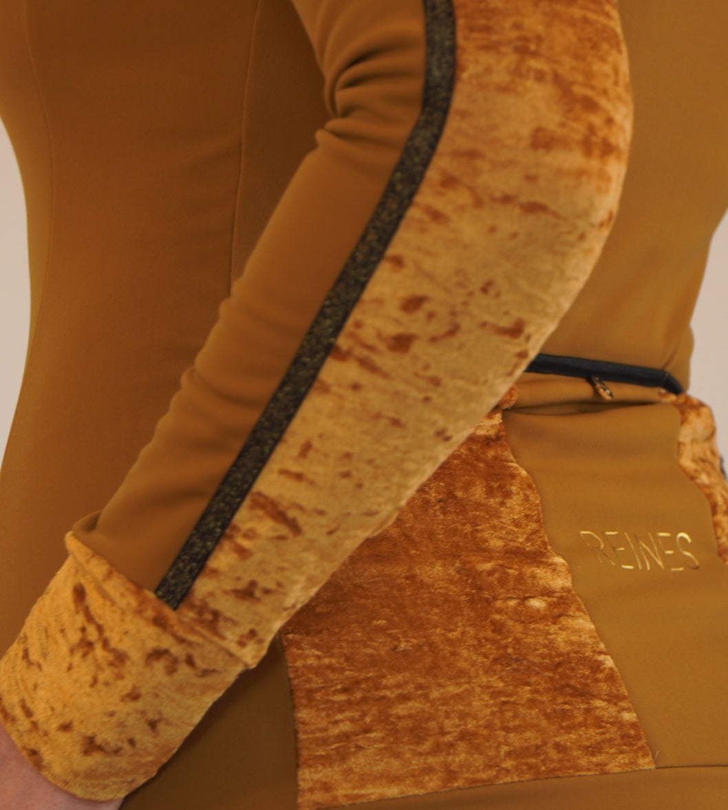 Tenue vélo femme hiver Amber Midnight – élégance, chaleur et technicité