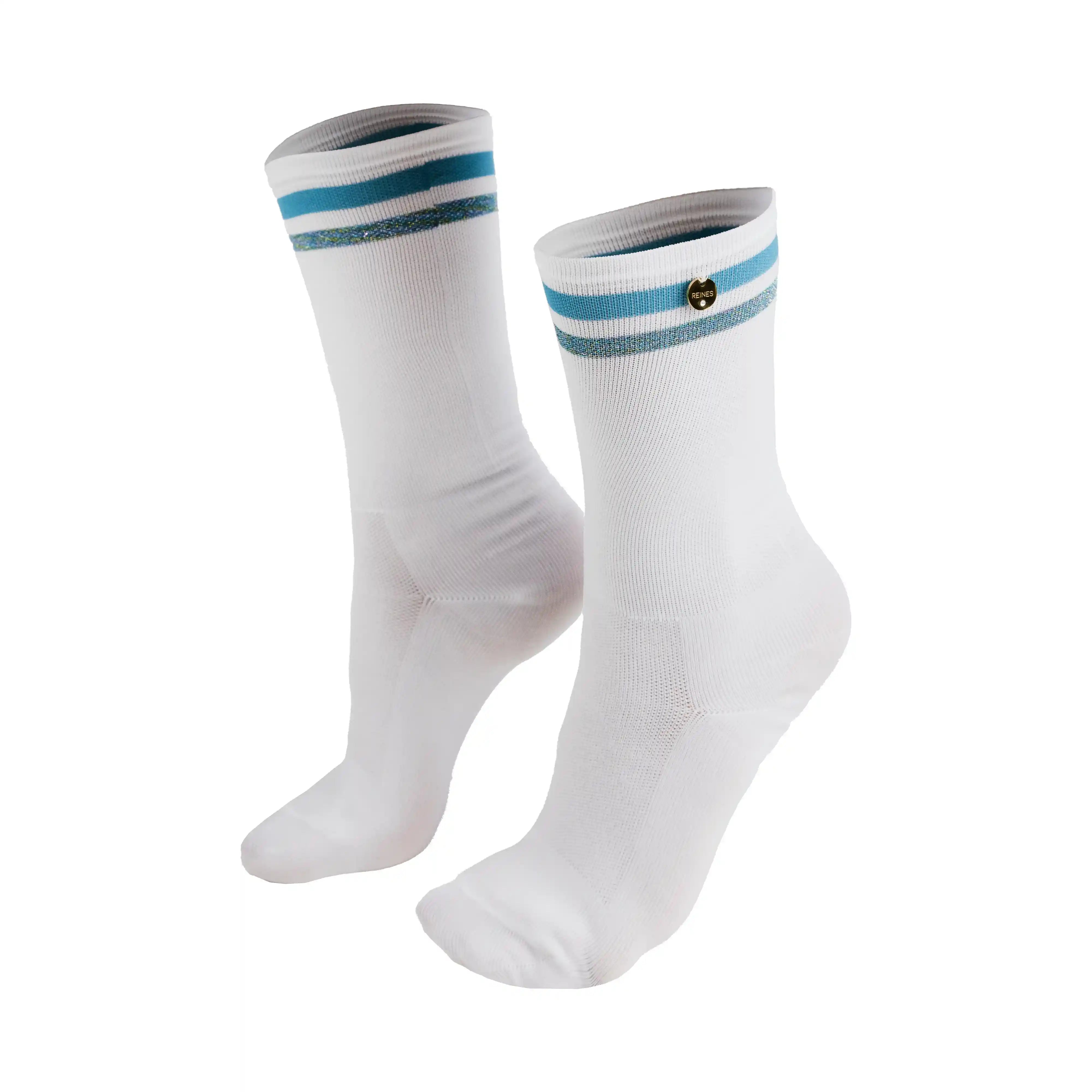 Chaussettes vélo femme Naxos – Performance et style turquoise