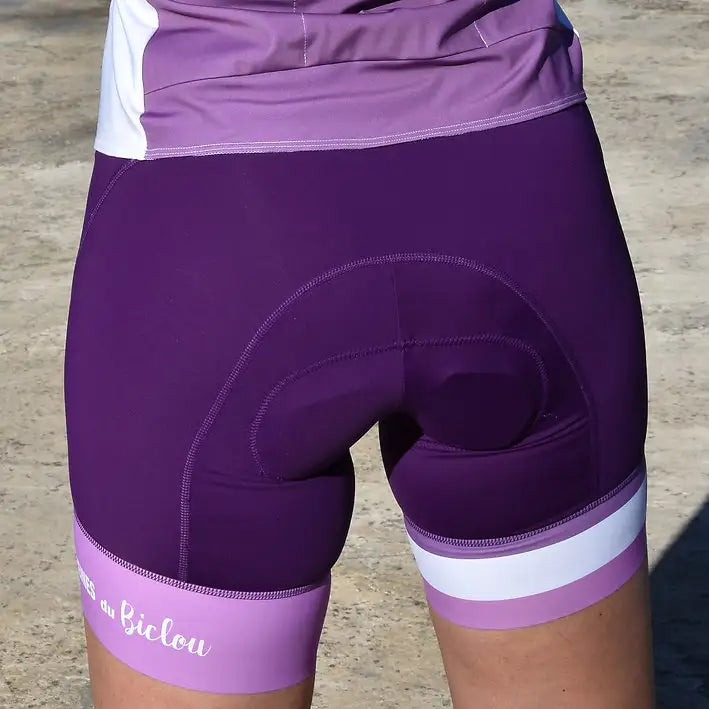 Cuissard Cyclisme Femme Purple