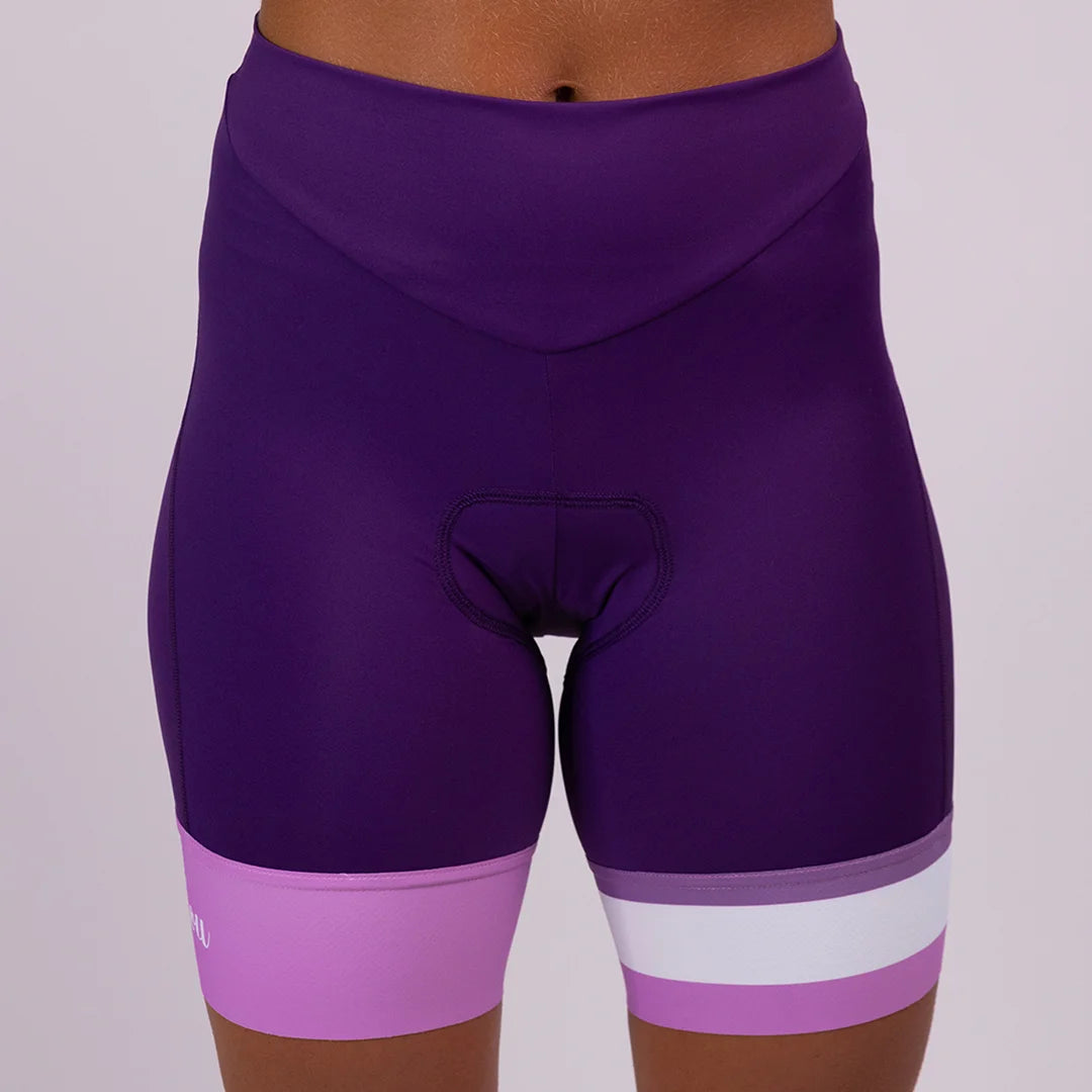 Cuissard Cyclisme Femme Purple