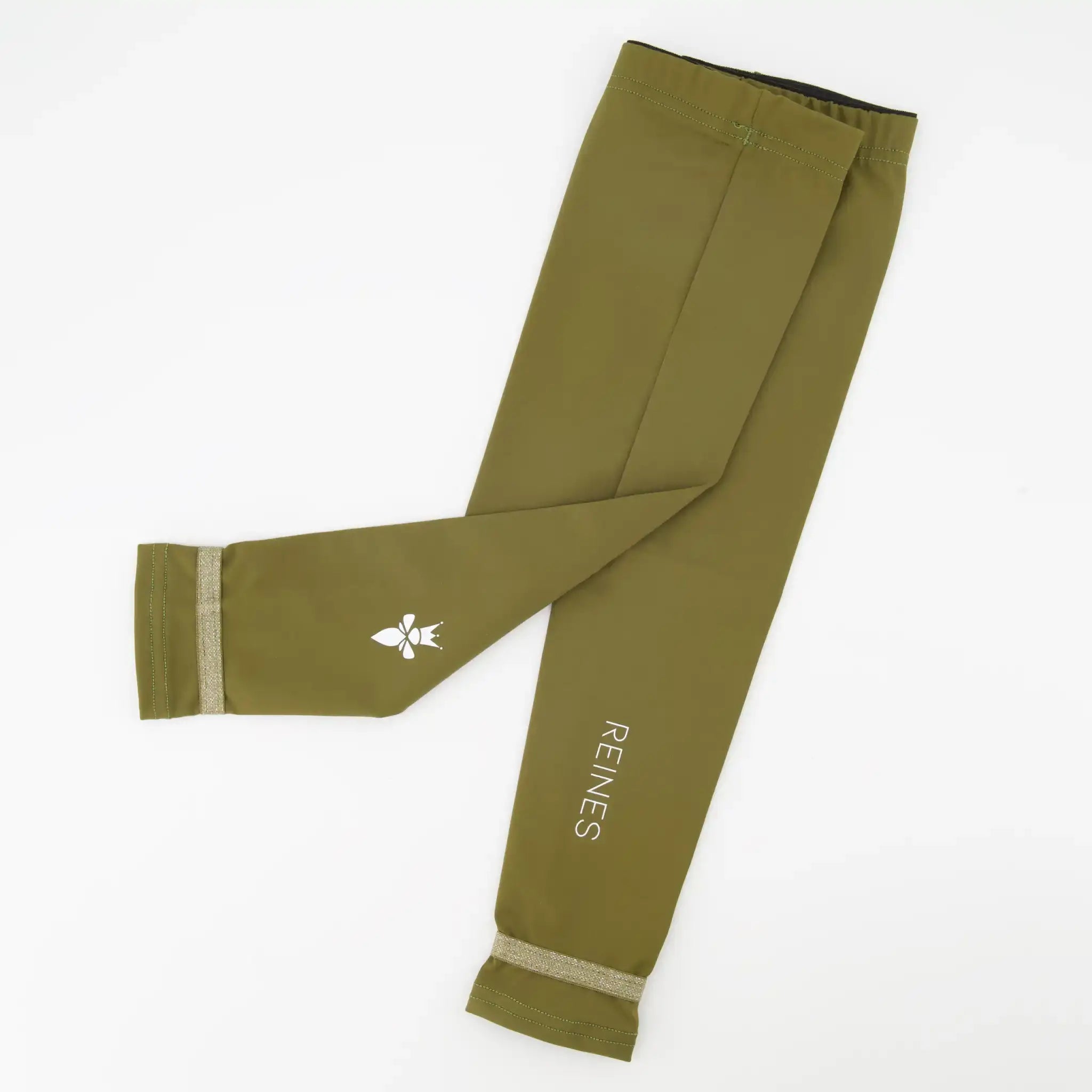 L'accessoire pour le gravel ou pour le vélo route . Les manchettes de cyclisme femme kaki l'accessoire indispensable